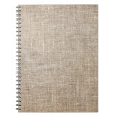 Jute Textile Notitieboek (Voorkant)