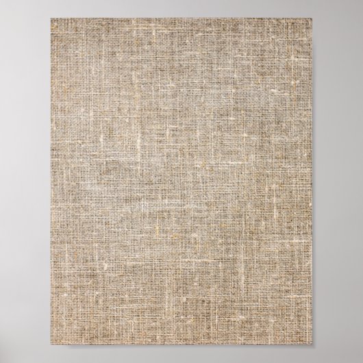 Jute Textile Poster (Voorkant)