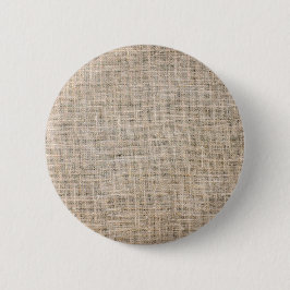 Jute Textile Ronde Button 5,7 Cm
