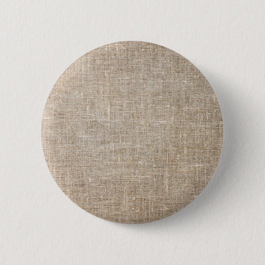 Jute Textile Ronde Button 5,7 Cm (Voorkant)