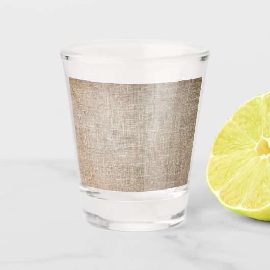 Jute Textile Shot Glas (Voorkant)