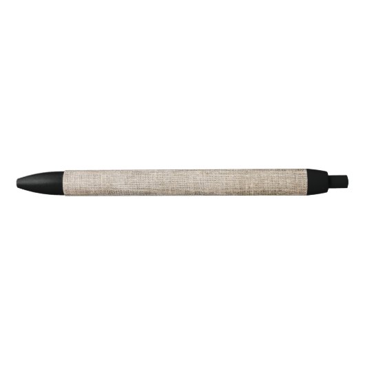 Jute Textile Zwarte Inkt Pen (Voorkant)