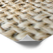 Jute textuur poster (Hoek)