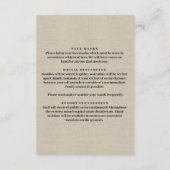 Jute zak met gele bloemen in een weckpot veilighei informatiekaartje (Achterkant)