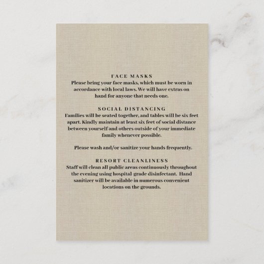 Jute zak met gele bloemen in een weckpot veilighei informatiekaartje (Achterkant)