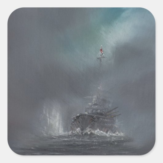 Jutland 1916 2014 2 vierkante sticker (Voorkant)