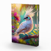 Juveniele Crested Blush Feather Dove Fantasy Bird Fotoblokken (Rechts)