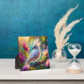 Juveniele Crested Blush Feather Dove Fantasy Bird Fotoplaat (Insitu)