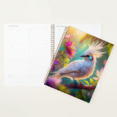 Juveniele Crested Blush Feather Dove Fantasy Bird Planner (Display)