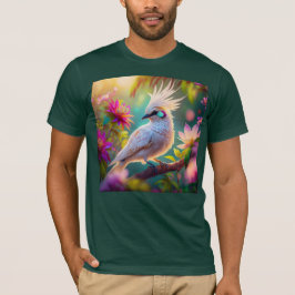 Juveniele Crested Blush Feather Dove Fantasy Bird T-shirt