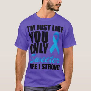 Juveniele Diabetespatiënt Ik ben net als jij allee T-shirt