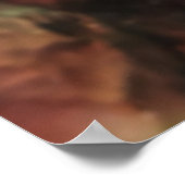 Juveniele geelstaart Damselfish Poster (Hoek)