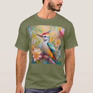 Juveniele regenboog specht fantasie vogel t-shirt