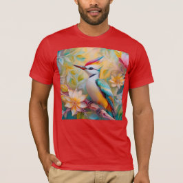 Juveniele regenboog specht fantasie vogel t-shirt