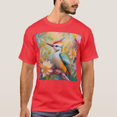 Juveniele regenboog specht fantasie vogel t-shirt (Voorkant)