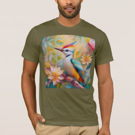 Juveniele regenboog specht fantasie vogel t-shirt