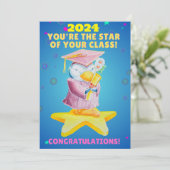 JUVENILE AFSTUDEREN Flat Dank u kaart (Staand voorkant)