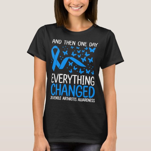 Juvenile Arthritis Ribbon Arthritis Awareness T-shirt (Voorkant)