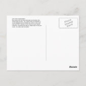 Juvenile Bald Eagle op de WWII-telefoonlijn Briefkaart (Achterkant)