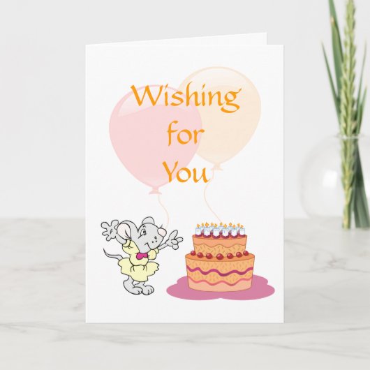 Juvenile Birthday Kaart (Voorkant)