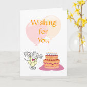 Juvenile Birthday Kaart (Gele Bloem)