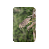 Juvenile Black Crowned Night Heron Badmat (Voorkant Verticaal)