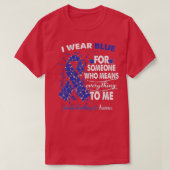 Juvenile Dermatomyositis Awareness Warrior Support T-shirt (Design voorkant)