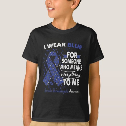 Juvenile Dermatomyositis Awareness Warrior Support T-shirt (Voorkant)