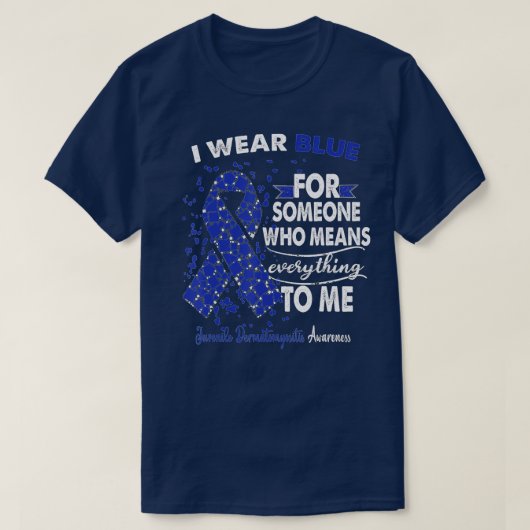 Juvenile Dermatomyositis Awareness Warrior Support T-shirt (Design voorkant)