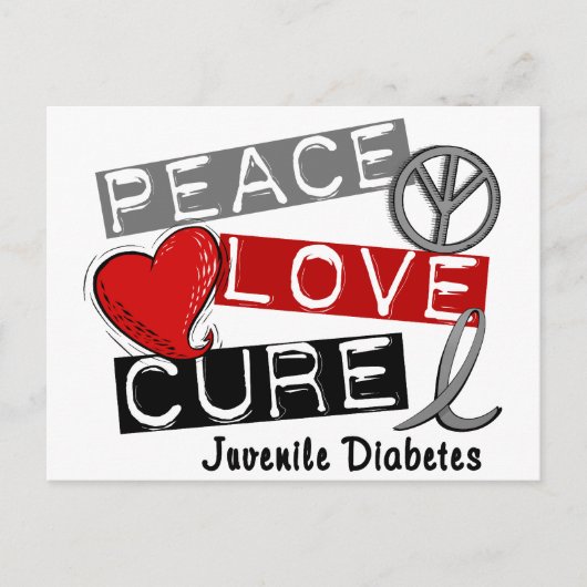 JUVENILE DIABETES BRIEFKAART (Voorkant)