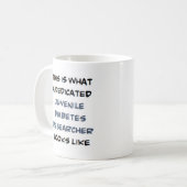 juvenile diabetes researcher, dedicated koffiemok (Voorkant links)