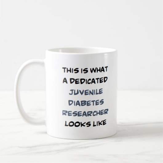 juvenile diabetes researcher, dedicated koffiemok (Links)