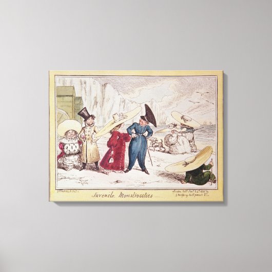 Juvenile Monstrosities, 1825 Canvas Afdruk (Voorkant)
