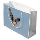 Juvenile Osprey tijdens de vlucht Groot Cadeauzakje (Achterkant Gekanteld)
