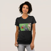 Juvenile pileated Woodpecker Profile Gifts Apparel T-shirt (Voorkant volledig)