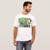 Juvenile pileated Woodpecker Profile Gifts Apparel T-shirt (Voorkant volledig)