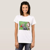 Juvenile pileated Woodpecker Profile Gifts Apparel T-shirt (Voorkant volledig)