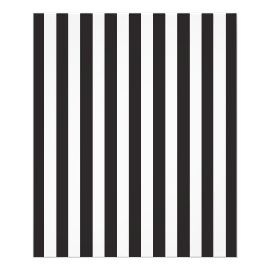 Juventus Torino strepen football club Italië zwart Foto Afdruk (Voorkant)