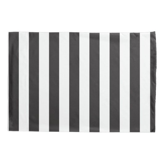 Juventus Torino strepen football club Italië zwart Kussensloop (Achterkant)