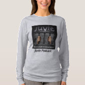 juvie Logo Long-Sleeved T-Shirt Grey (Voorkant)