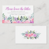 Juweel Bloemen Geen Kinderen Behuizing Kaart (Voorkant / Achterkant)