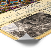 Juweel Draak Veldplaat Poster (Hoek)