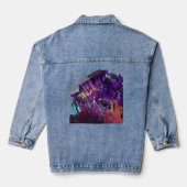 Juweel Edelstenen - Helende Kristallen Denim Jacket (Achterkant)