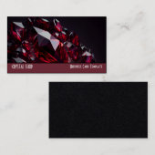 Juweel Edelstenen Rood Ruby Visitekaartje (Voorkant / Achterkant)