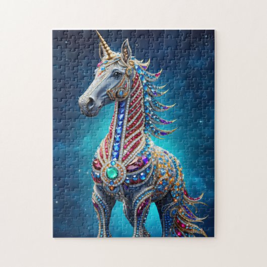 Juweel Eenhoorn Legpuzzel (Verticaal)