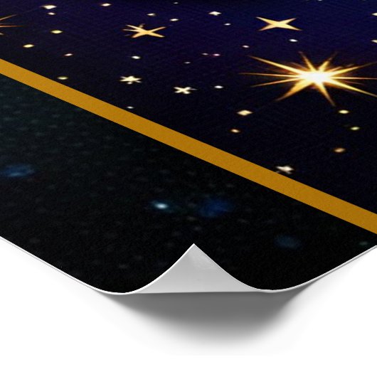 Juweel Galaxy Zodiac Cancer Poster (Hoek)