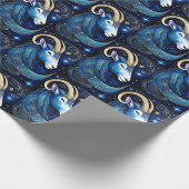 Juweel Galaxy Zodiac Steenbok Cadeaupapier (Hoek)