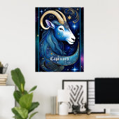 Juweel Galaxy Zodiac Steenbok Poster
