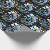 Juweel Galaxy Zodiac Vissen Cadeaupapier (Hoek)