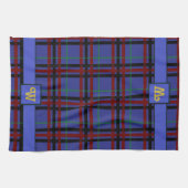Juweel getinte geruite keukenhanddoek (Horizontaal)